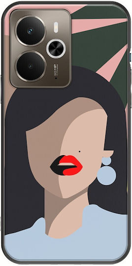 Brunette Realme 14 5g Negru TPU Siliconă Neagră