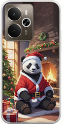 Xmas Animals Panda Realme 14 5g Flexible TPU Transparent Silicone Xmas Animals Panda Realme 14 5g Flexible TPU Transparent Silicone