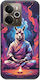 Meditation Animals Llama Realme 14 5g Black Tpu Μαύρη Σιλικόνη