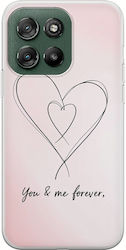 Husă Valentine's Day Forever Connected Hearts Motorola Moto G57 Power 5G Flexibilă TPU Silicon Transparent Husă Valentine's Day Forever Connected Hearts Motorola Moto G57 Power 5G Flexibilă TPU Silicon Transparent