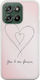 Mobile Phone Case Valentine's Day Forever Connected Hearts Motorola Moto G57 Power 5G Flexible TPU Transparent Silicone