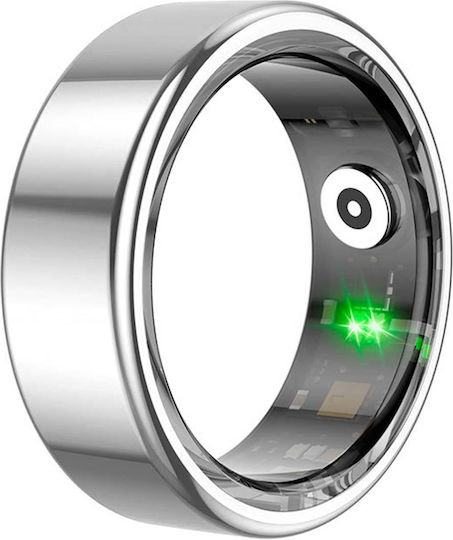 Avizar Connected Ring Size 12 Titan Model Charging Case Silver