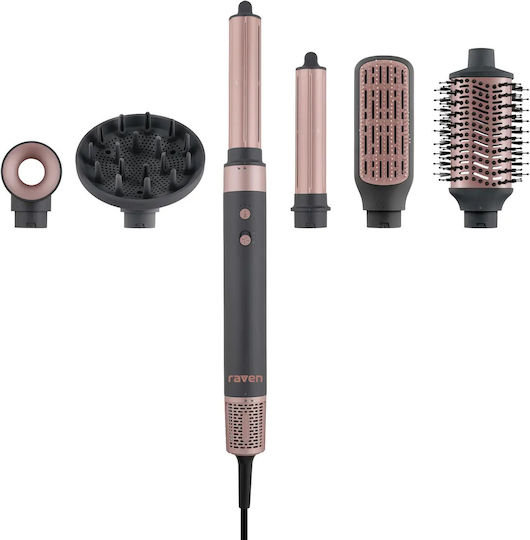 Raven Electric Brush with Air for Curls 1400W