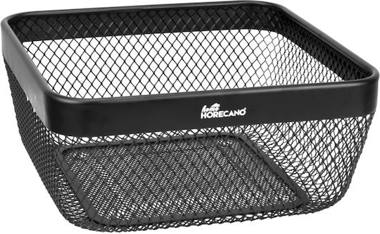 Raki Bol De Fructe Metalic Negru 24.5x24.5x11cm
