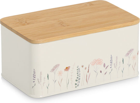 Zeller Hölzernes Aufbewahrungsbox mit Deckel 1,65lt