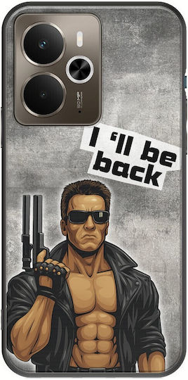 Epic Quotes I 'll Be Back Realme 14 5g Black Tpu Μαύρη Σιλικόνη