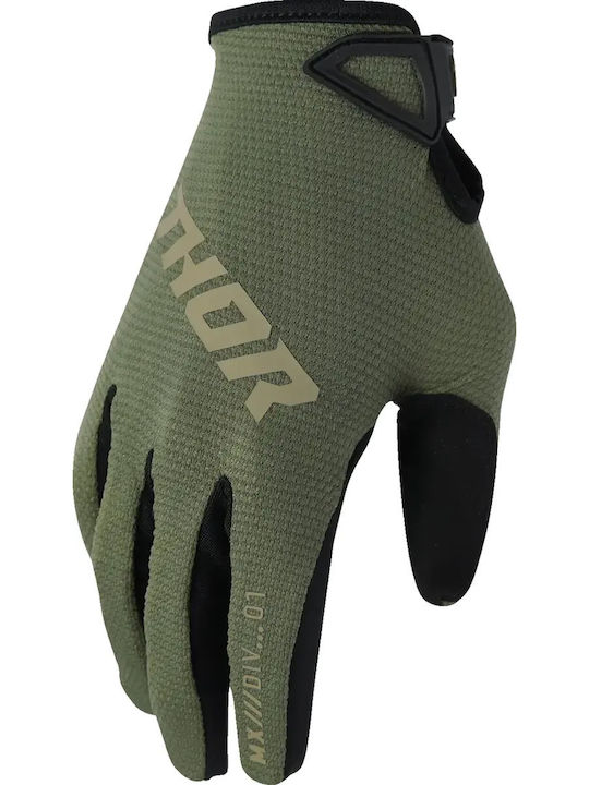 Thor Ridemode Sommerzeit Kinder Reithandschuhe Schwarz/Grün Thor Ridemode Sommerzeit Kinder Reithandschuhe Schwarz/Grün