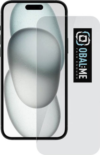 Obal:Me 2.5D 0.33mm Tempered Glass 10τμχ (Apple Iphone 15/16)