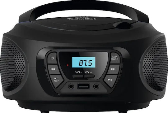 Technisat Sistem Audio Portabil Cu Bluetooth Radio CD Casetă Player USB Negru