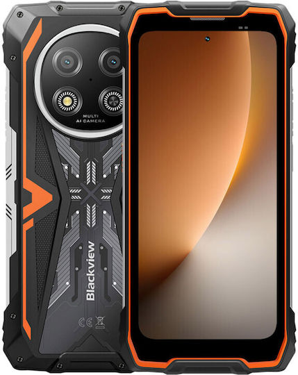 BlackView Rock 2 5G Dual SIM (8/256GB) Robustes Smartphone Orange
