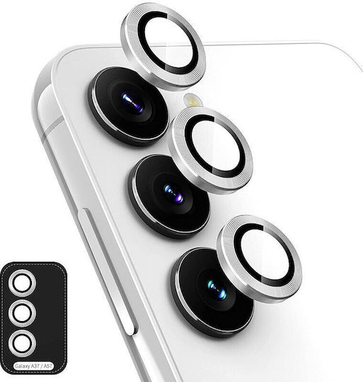 Enkay Temperiertes Glas Kameraschutz Silber Für Samsung Galaxy A37 5G