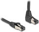 DeLock S/FTP Cat.8.1 Καλώδιο Δικτύου Ethernet 1m Μαύρο