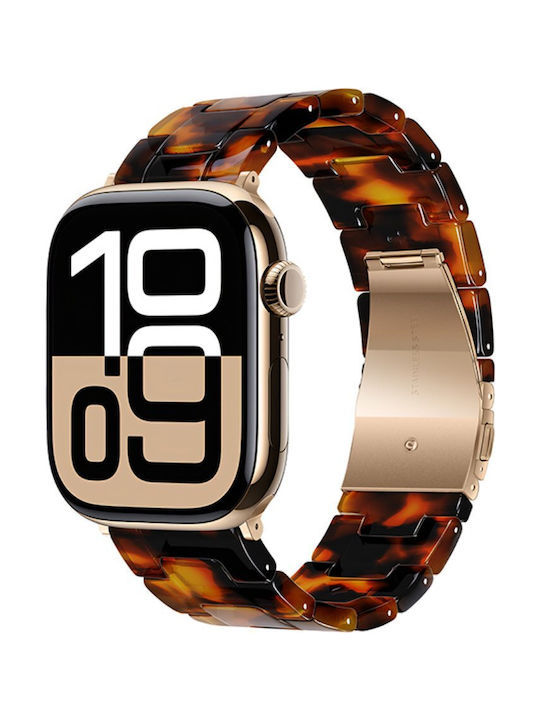 Watchband Hoco Wa36 Elegant Series 44 45 46 49mm Πλαστικό Μπρασελέ Apple Watch Series 1 2 3 4 5 6 7 8 9 Se Ultra1 Ultra2 Ταρταρούγα