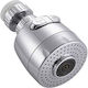 Avizar Adjustable Faucet Aerator Chrome Finish 2 Jets Switch Silver