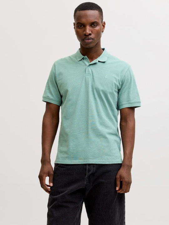 Jack & Jones Polo Μπλούζα Mineral Blue