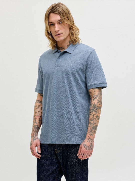 Jack & Jones Polo Μπλούζα Blue Mirage