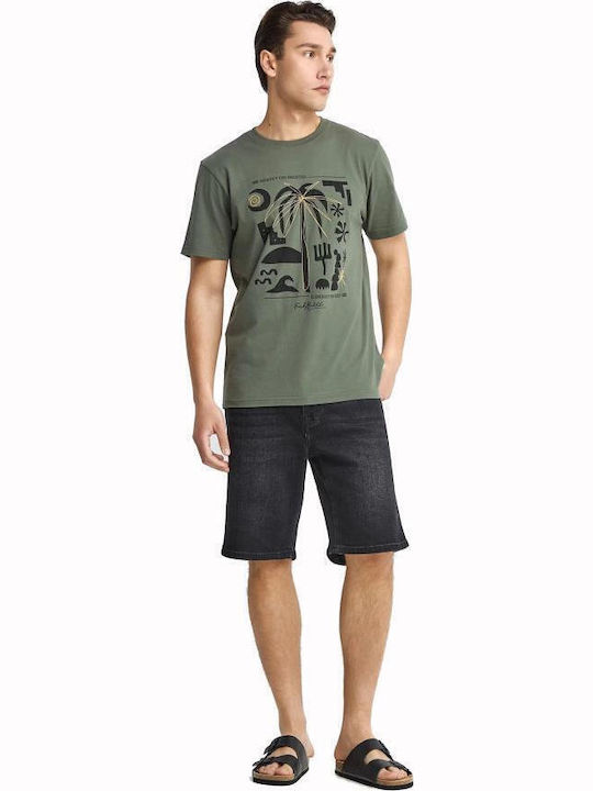 Funky Buddha T-shirt Πράσινο