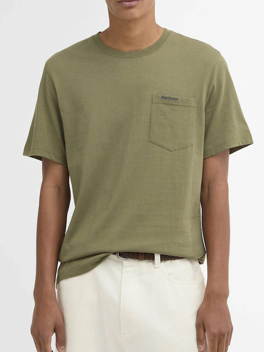 Barbour Tricou Langdon Gri Olive
