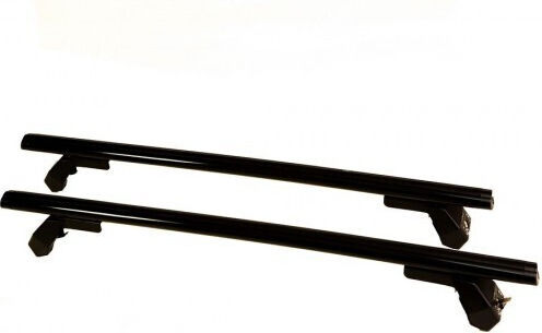 Μπάρες Οροφής Αυτοκινήτου Hermes Gs3am 120cm Set Kit S950 Αλουμινίου Μαύρες