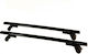 Hermes Car Roof Bars Gs3am 110cm Set with Roof Rack Legs Aluminum Black