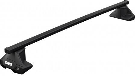 Car Roof Bars Thule Evo Squarebar Metallic Set 710500 7123 127cm 145055