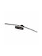 Spot Light Bathroom Wall Lamp with Integrated LED and Adjustable White Light Black