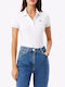 Women's Polo Short Sleeve Blouse White