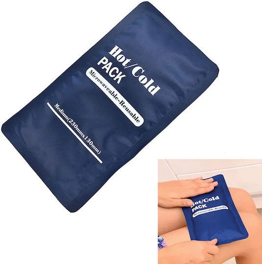 Compresă cu Gel pentru Crioterapie/Terapie cu Căldură cu Husă pentru Gât 23x13cm
