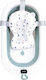 Klappbare Baby-Badewanne mit Thermometer Grüne