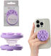 Volte-tel Pop Stand Suction Cup Silicone Double Sided Round Small Devices Purple