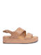 Sandale Casual Damă Flatforme Roz