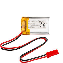Akyga Μπαταρία Li-Po 3.7V 300mAh για Τηλεκατευθυνόμενο Akyga Μπαταρία Li-Po 3.7V 300mAh για Τηλεκατευθυνόμενο