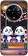 Калъф Valentine's Day Panda Love Under Stars Realme 14 Pro+ 5g Черен TPU Силикон