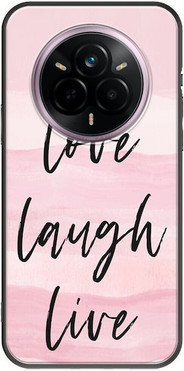 Love Laugh Live Realme 14 Pro+ 5g Black Tpu Black Silicone