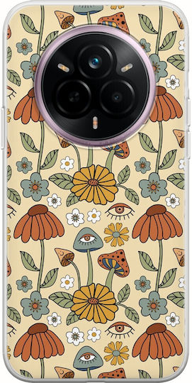 Hippie Mushrooms Realme 14 Pro+ 5g Flexible Tpu Διάφανη Σιλικόνη