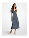 Summer Midi Dress for Wedding / Christening Midnightblue