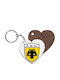 Wooden Heart Keychain AEK
