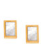 Puppis Earrings from Steel Gold Plated