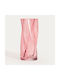 Homla Decorative Glass Vase Raya Pink 10.5x10.5xH26cm