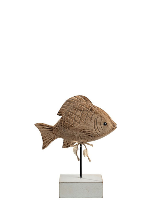 Decorative Fish Made of Wood 15x4x19cm