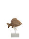 Decorative Fish Made of Wood 15x4x19cm