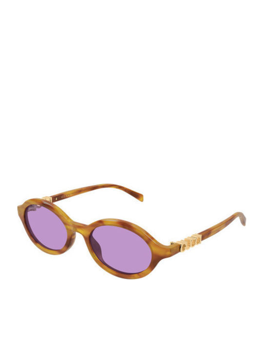 Gucci Unisex Γυαλιά Ηλίου με Μωβ Κοκκάλινο Σκελ...