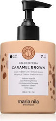 Gentle Nourishing Mask Without Permanent Coloring Pigments Maria Nila Colour Refresh Shade Caramel Brown 7.35 Volume Ml 300 Gentle Nourishing Mask Without Permanent Coloring Pigments Maria Nila Colour Refresh Shade Caramel Brown 7.35 Volume Ml 300
