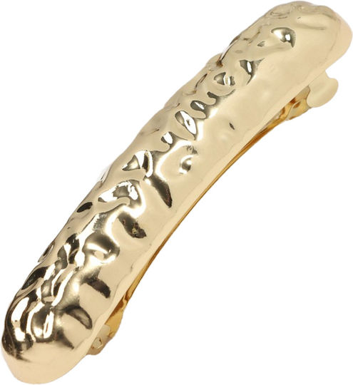 Sculptural Hair Bar Fantasy In Gold Chic Stainless Steel