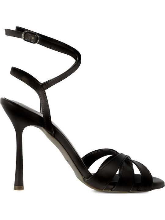 Studio Leather Black Sandals