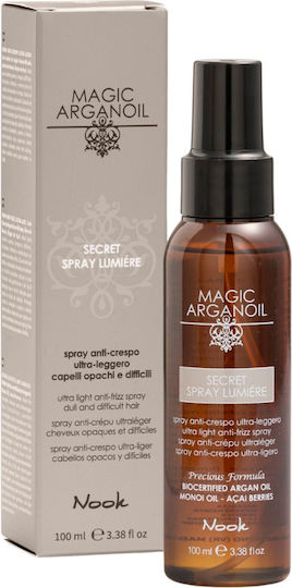 Spray Balsam Anti-Electrizare Pentru Păr Dificil De Coafat Nook Magic Arganoil Spray Lumiere 100ml