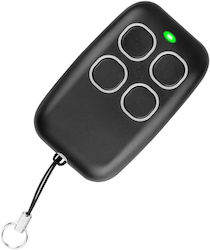 Universal Self-copying Remote Control Zola 4 Channels 280-868 Mhz 4 Buttons Led Indicator Dc12v Battery Included 20 M Range 6.5 X 3.5 X 1 Cm Black