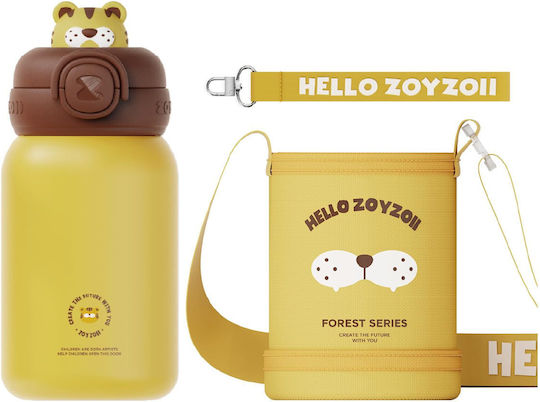 Zoy Zoii Kids Thermos Water Bottle E8 450ml Tiger