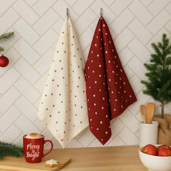 Σετ Πετσέτες Κουζίνας Christmas Βαμβακερές Αστέρια 2 Τμχ Pgst0066 Σετ Πετσέτες Κουζίνας Christmas Βαμβακερές Αστέρια 2 Τμχ Pgst0066