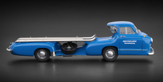 Cmc 1/18 Mercedes Benz 1954 Camion Transportor De Curse M-036